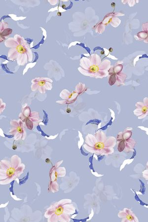 花卉印花花型图片