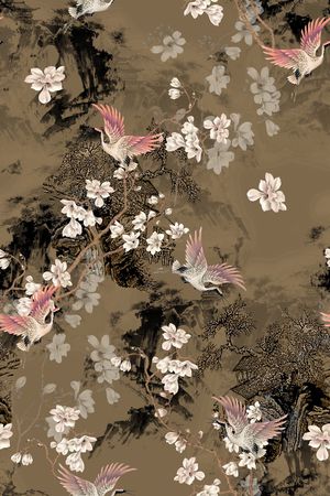 花卉印花花型图片