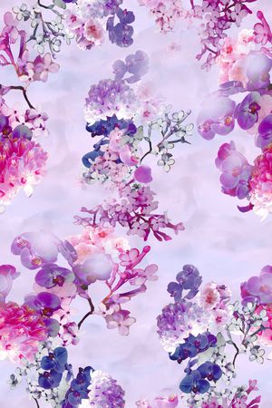 花卉印花花型图片