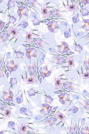花卉印花花型图片