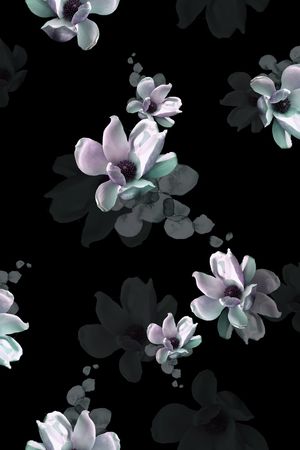 花卉印花花型图片