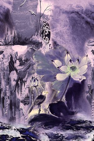 水彩花卉印花花型图片