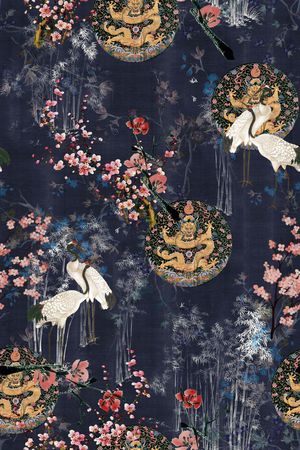 花卉印花花型图片