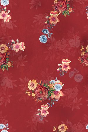 花卉印花花型图片