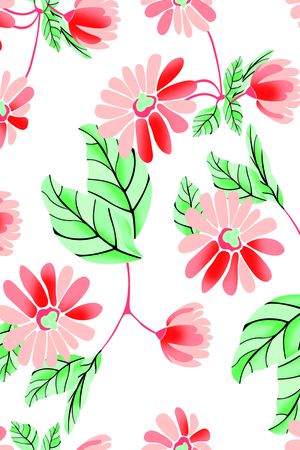 花卉印花花型图片