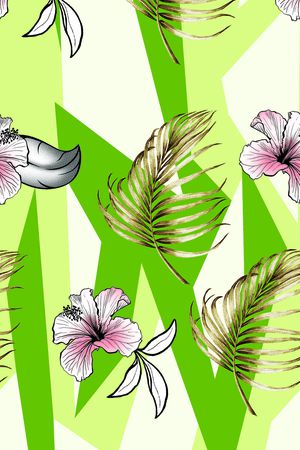 花卉印花花型图片