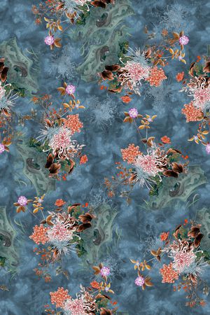 香云纱印花花型图片