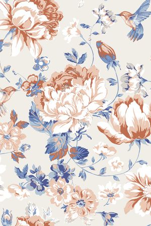 沙发布印花花型图片