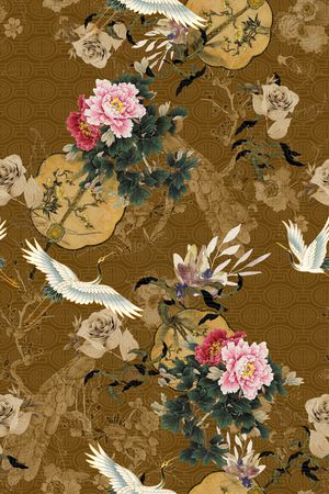 香云纱印花花型图片