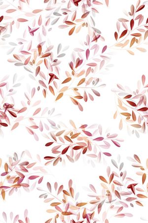 清爽底花卉印花花型图片