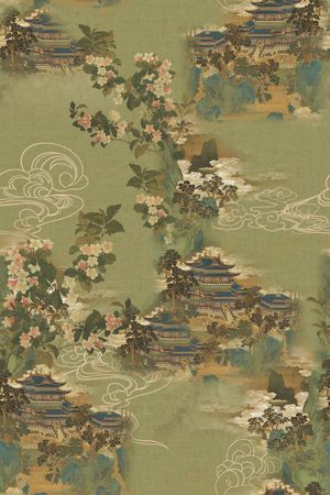 香云纱印花花型图片
