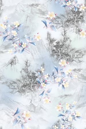数码花型印花花型图片