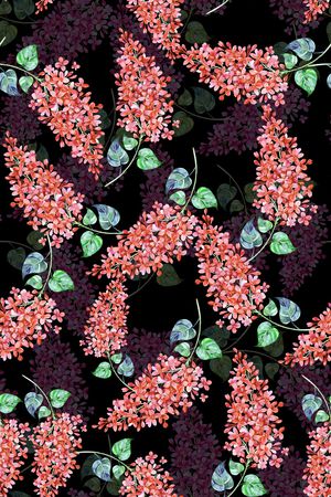 花卉印花花型图片