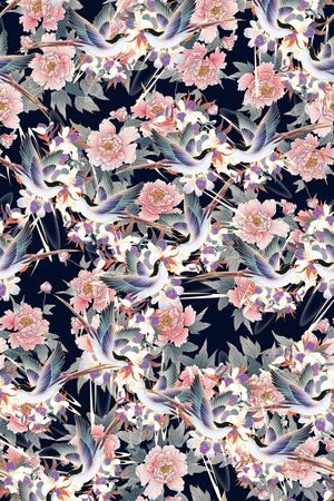 民族风印花印花花型图片
