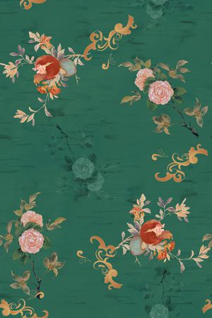 花卉印花花型图片