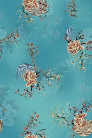 香云纱印花花型图片