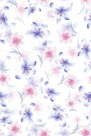 花卉印花花型图片