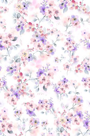花卉印花花型图片