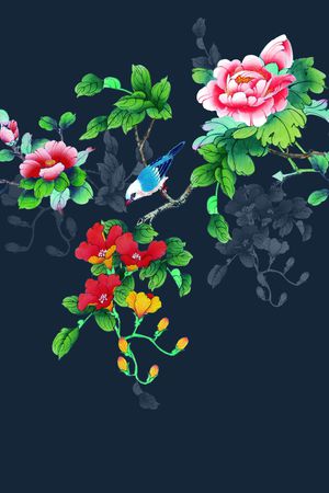 花卉印花花型图片