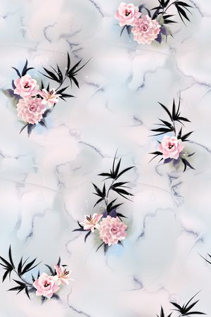 花卉印花花型图片