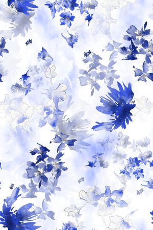 花卉印花花型图片