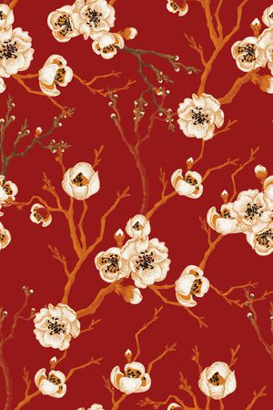花卉印花花型图片