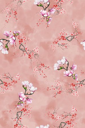 花卉印花花型图片