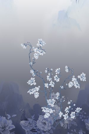 定位花印花花型图片