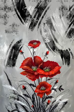 花卉印花花型图片