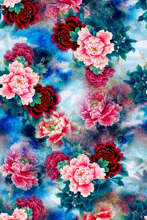 香云纱印花花型图片
