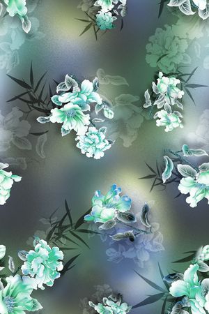 花卉印花花型图片