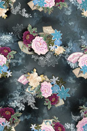 花卉印花花型图片