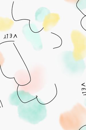 水彩印花花型图片