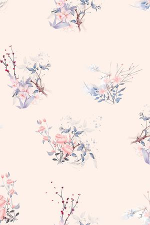连衣裙印花花型图片