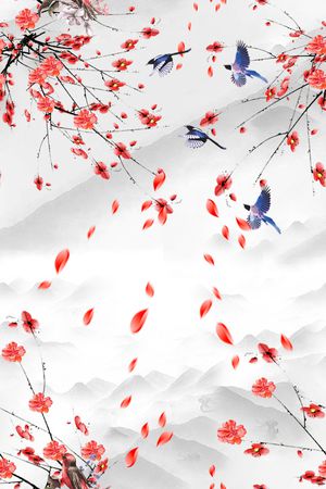 绿植树叶印花花型图片