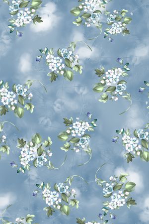 花卉印花花型图片