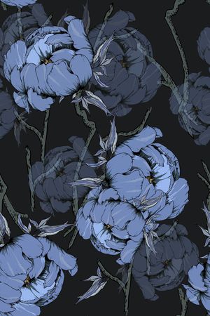 花卉印花花型图片