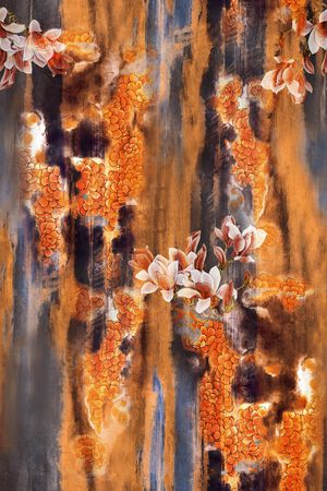 香云纱印花花型图片