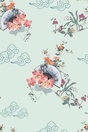女装印花花型图片