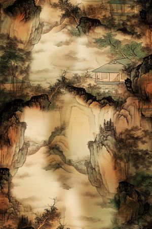 香云纱印花花型图片