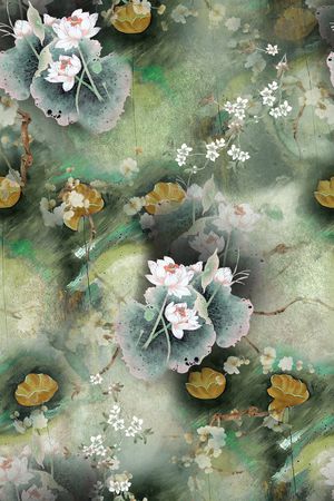 花卉印花花型图片