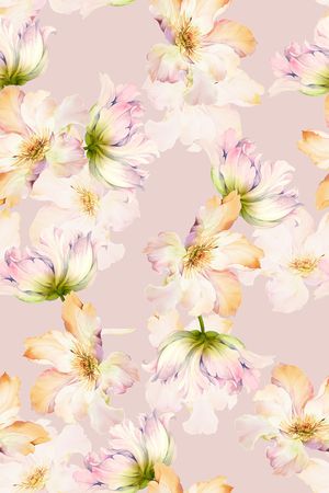 花卉印花花型图片