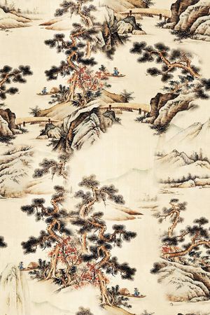 香云纱印花花型图片
