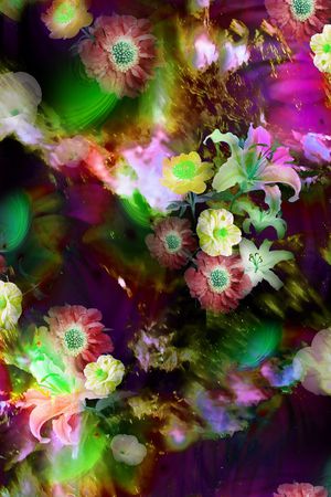 花卉印花花型图片