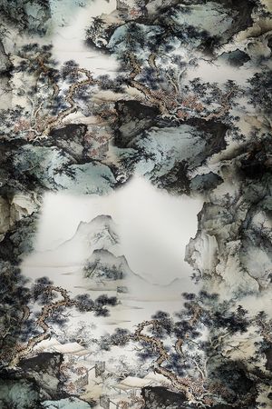 香云纱印花花型图片