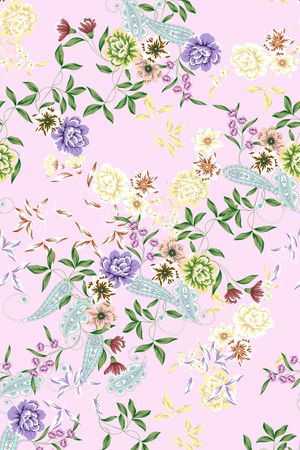 纸印花印花花型图片