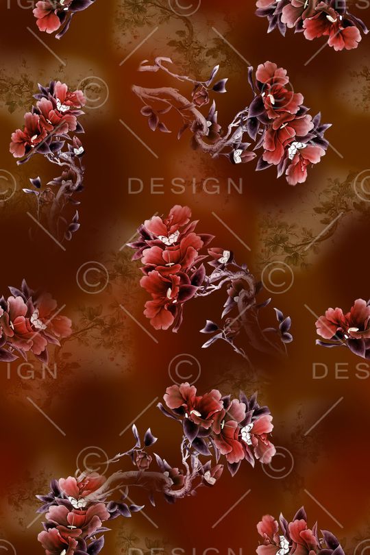 香云纱印花花型图片