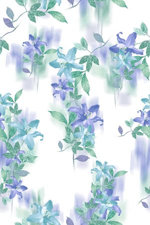 花卉印花花型图片