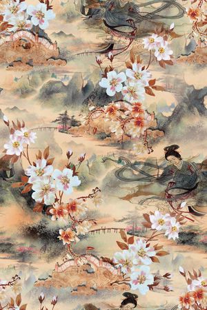 花卉印花花型图片