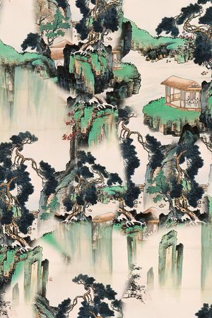 香云纱印花花型图片